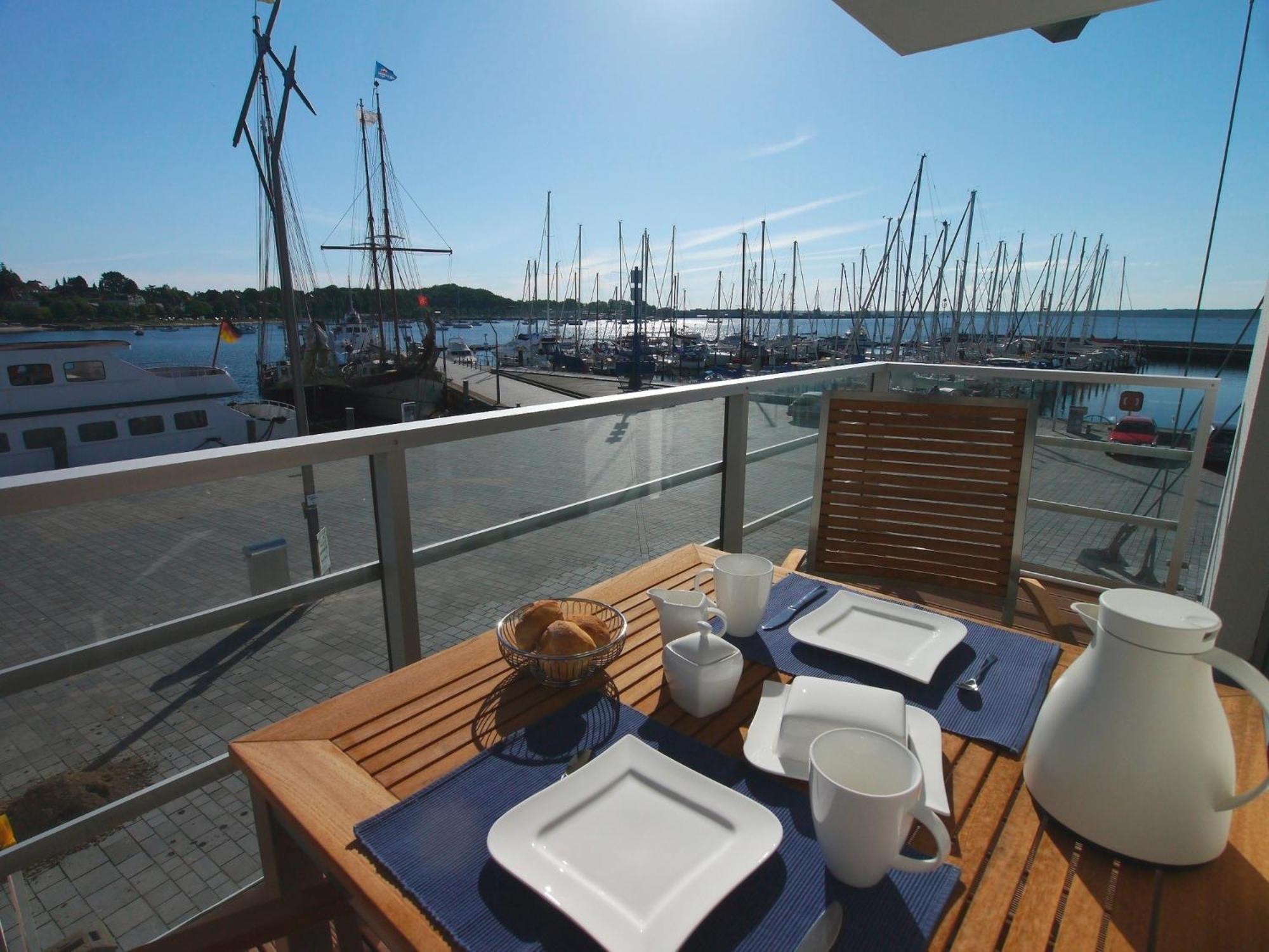 Apartment 10 - "Borbyblick" - Blickrichtung Hafen Und Offene See Eckernförde Esterno foto