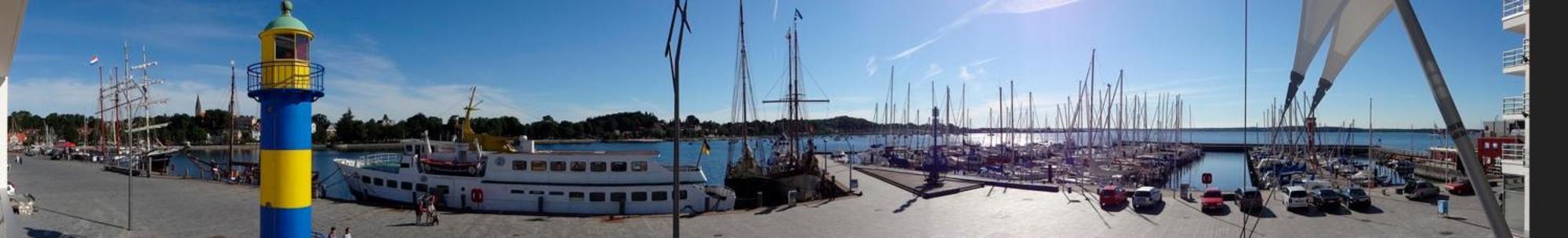 Apartment 10 - "Borbyblick" - Blickrichtung Hafen Und Offene See Eckernförde Esterno foto